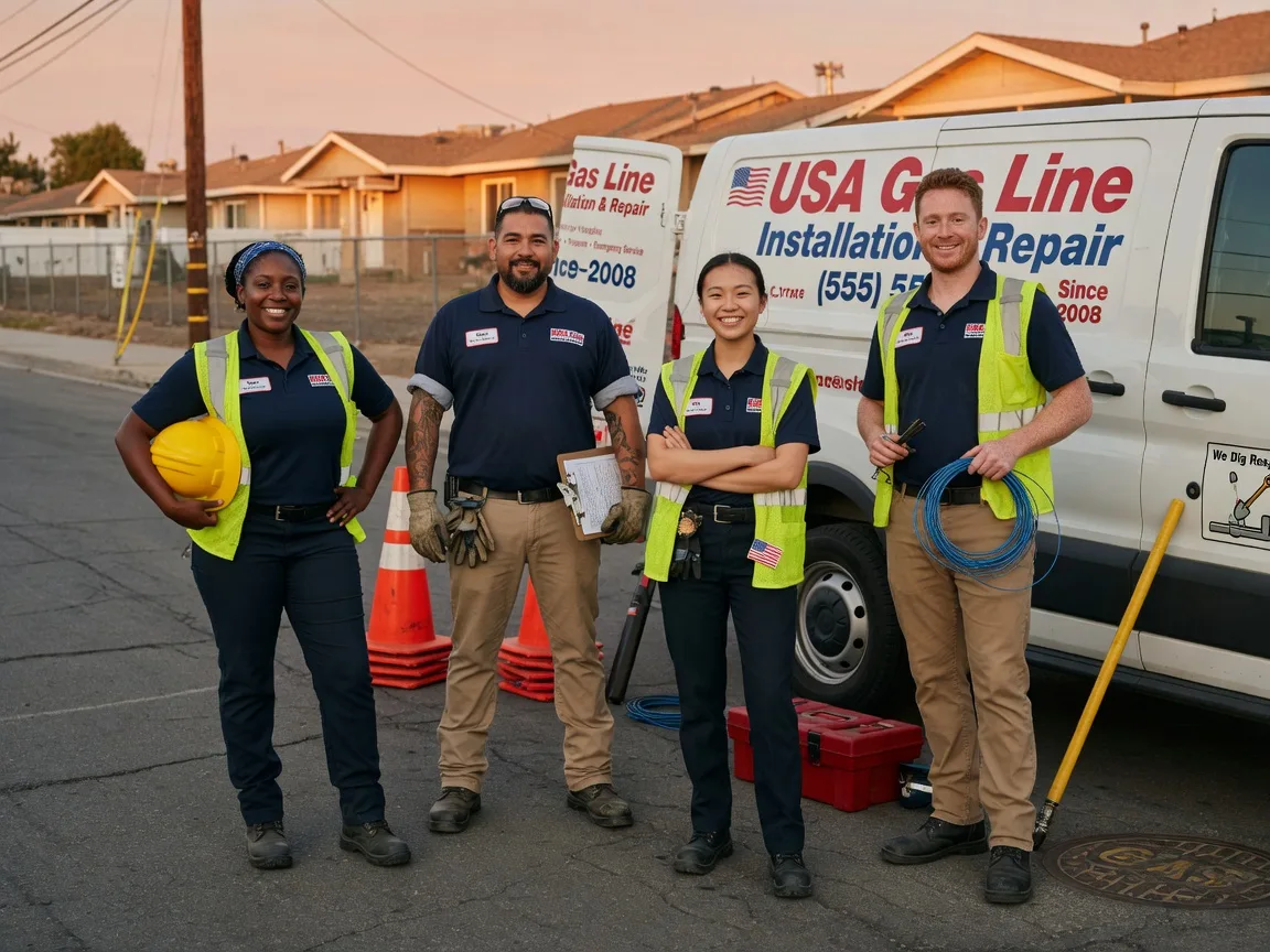 Gas Line Installation company in Russell, IA